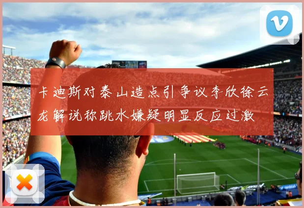 卡迪斯对泰山造点引争议李欣徐云龙解说称跳水嫌疑明显反应过激