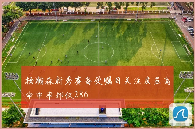 杨瀚森新秀赛备受瞩目关注度虽高命中率却仅286